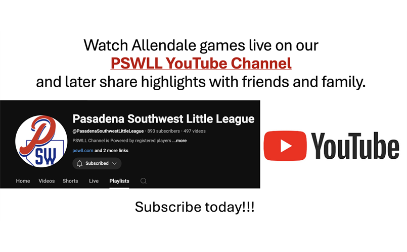 PSWLL YouTube Channel