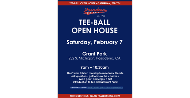 Tee-Ball Open House